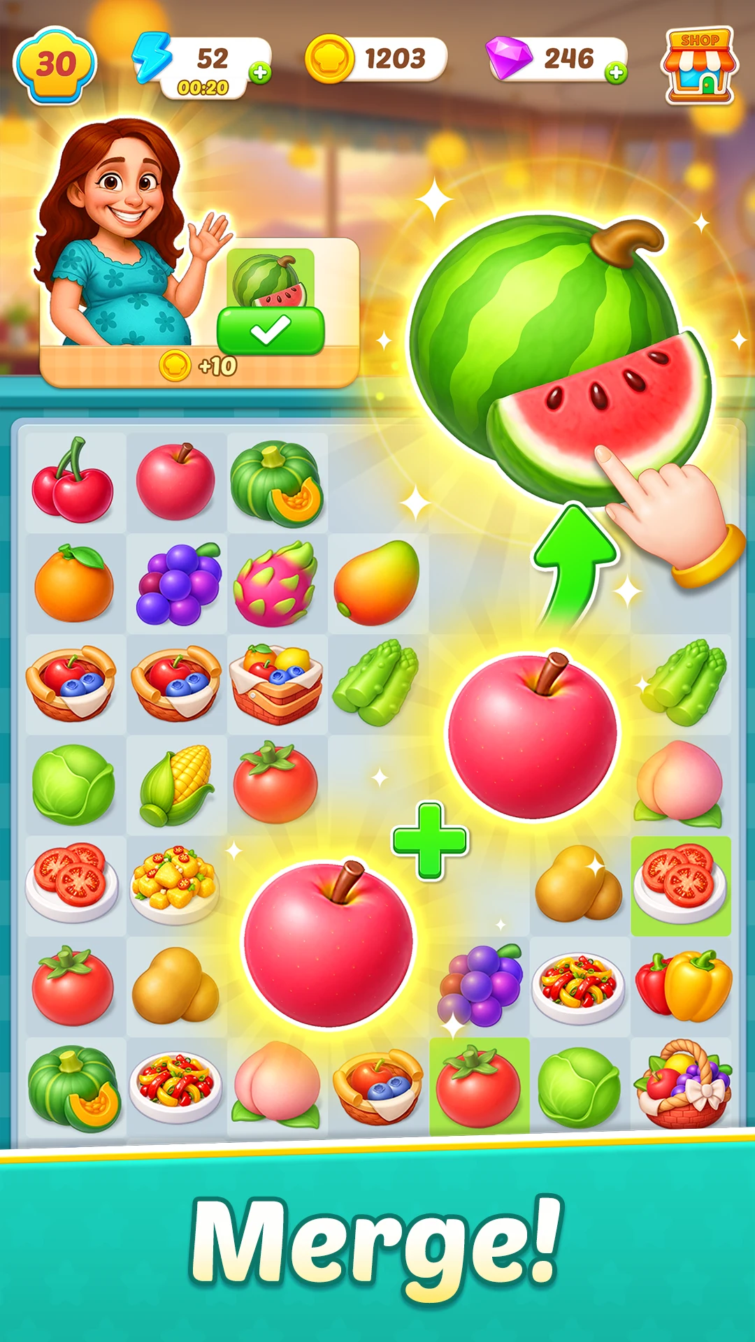 Merge Kitchen - Cook & Story screenshot
