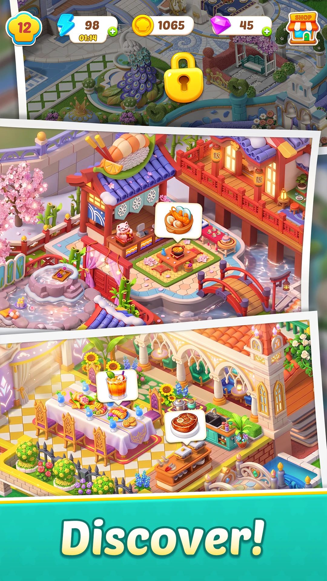 Merge Kitchen - Cook & Story screenshot
